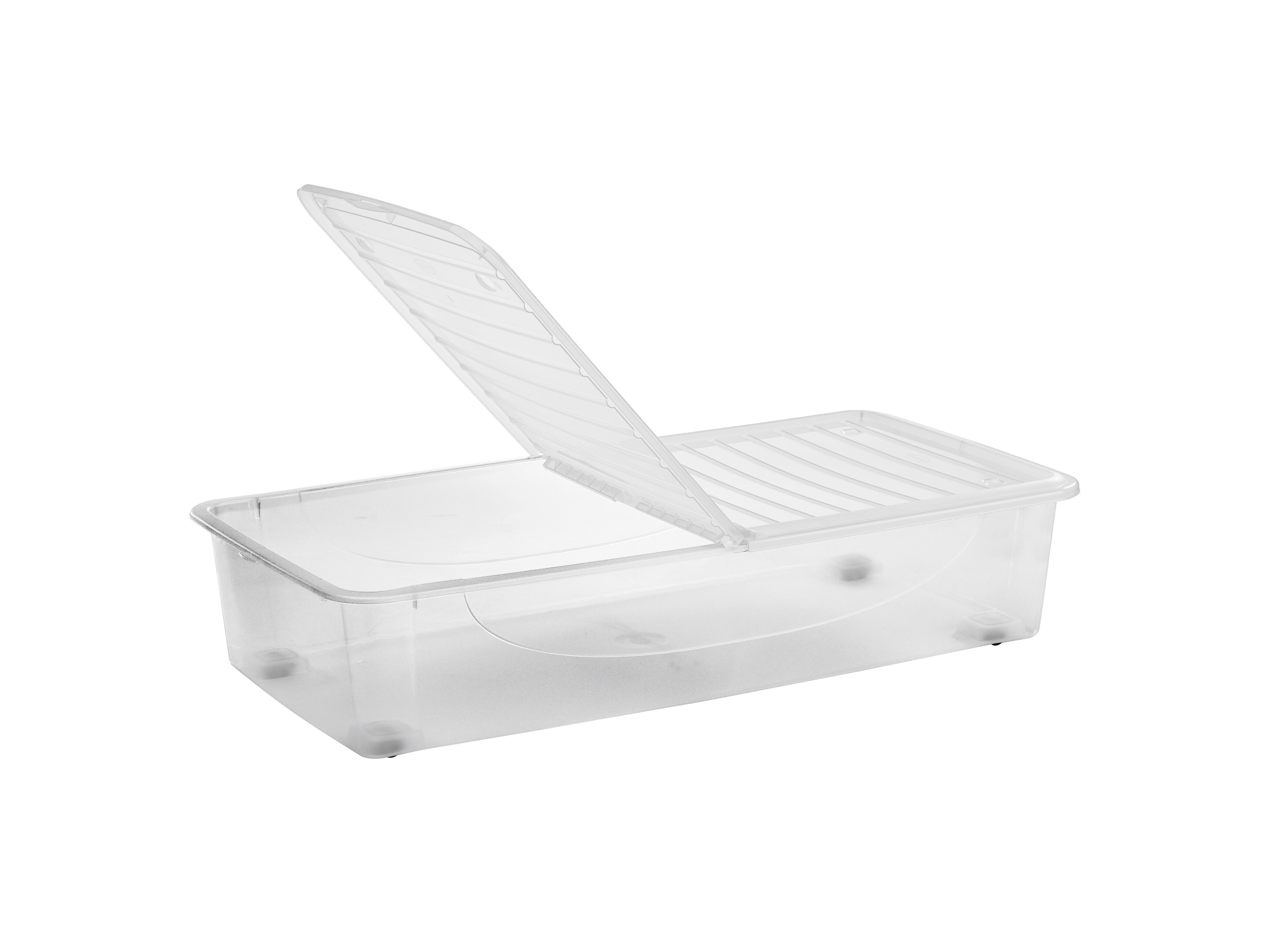 CAIXA PARA ARRUMA&Ccedil;&Atilde;O ACTUEL COM TAMPA E RODAS 35L