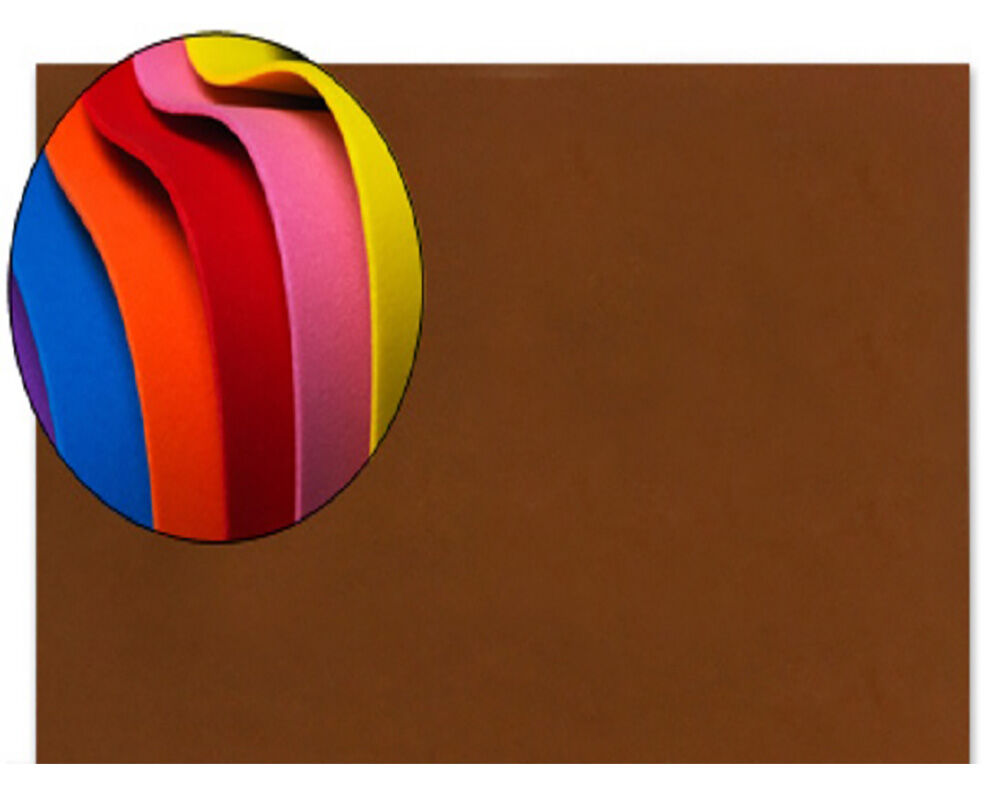 GOMA EVA MOOSGUMMI LIDERPAPEL CASTANHO 50X70CM 1.5MM image number 0