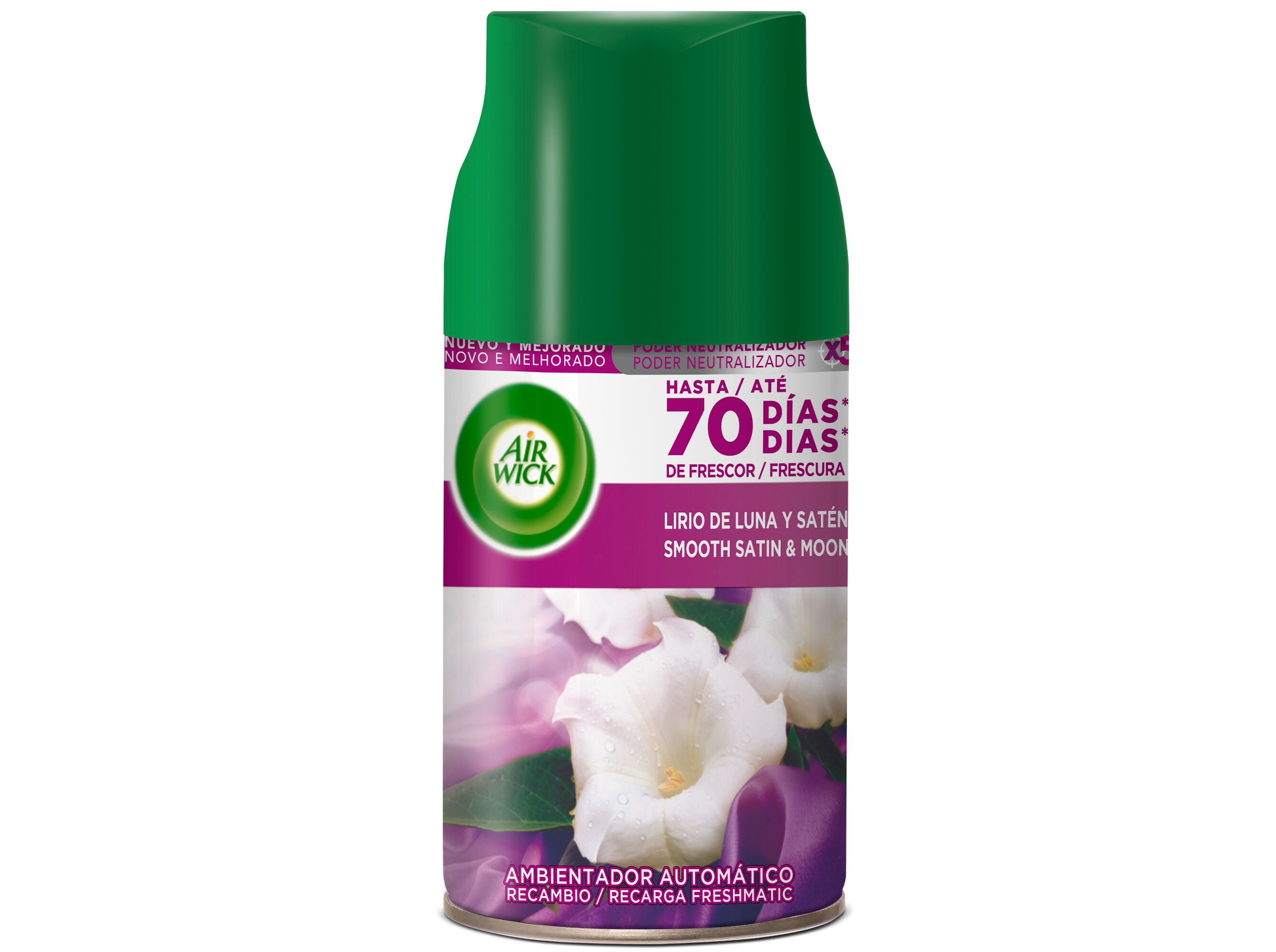 AMBIENTADOR AIR WICK RECARGA FRESHMATIC SATIN&MOON 250ML image number 0