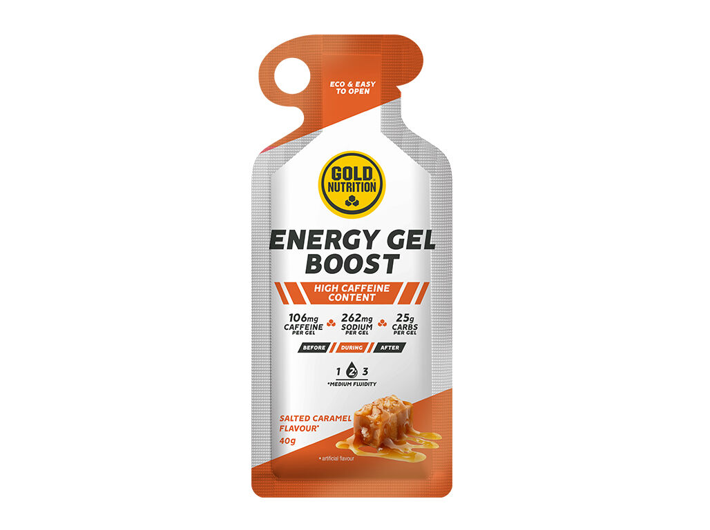 GEL ENERG&Eacute;TICO GOLDNUTRITION BOOST CARAMELO SALGADO 40 G