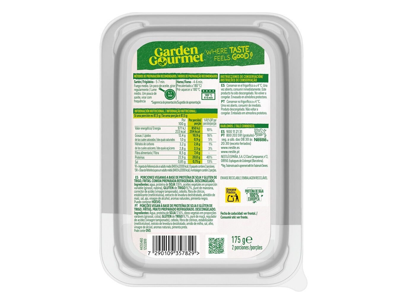 REFEI&Ccedil;&Atilde;O GARDEN GOURMET TIRAS VEGETARIANAS BRASEADAS 175G image number 1