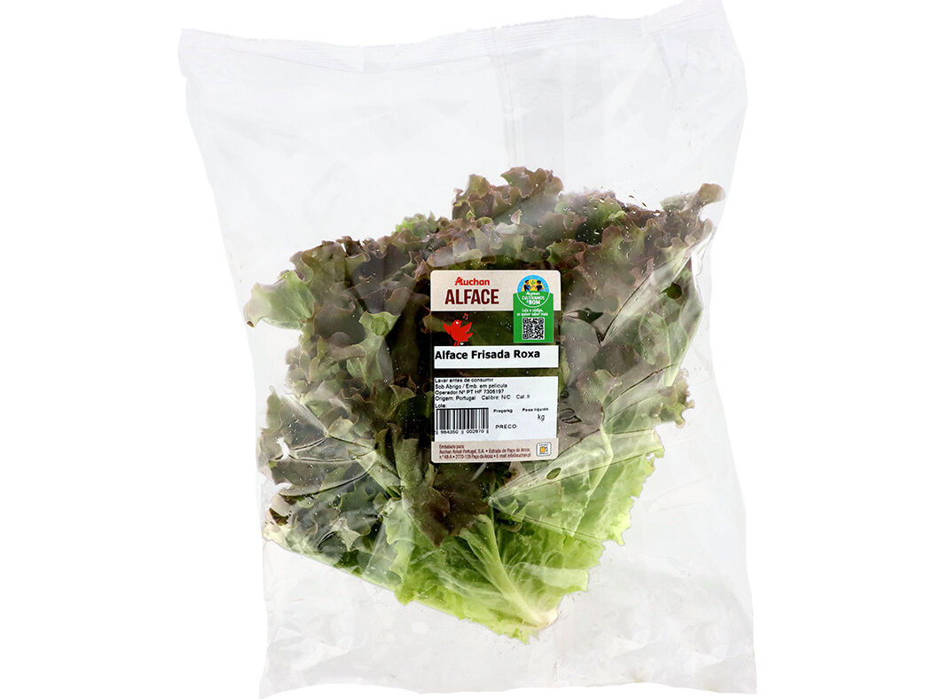 ALFACE ROXA AUCHAN CULTIVAMOS O BOM KG