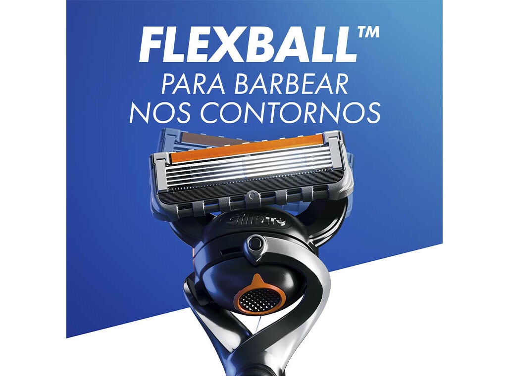 M&Aacute;QUINA DE BARBEAR COM 2 RECARGAS DE L&Acirc;MINAS PROGLIDE GILLETTE image number 4