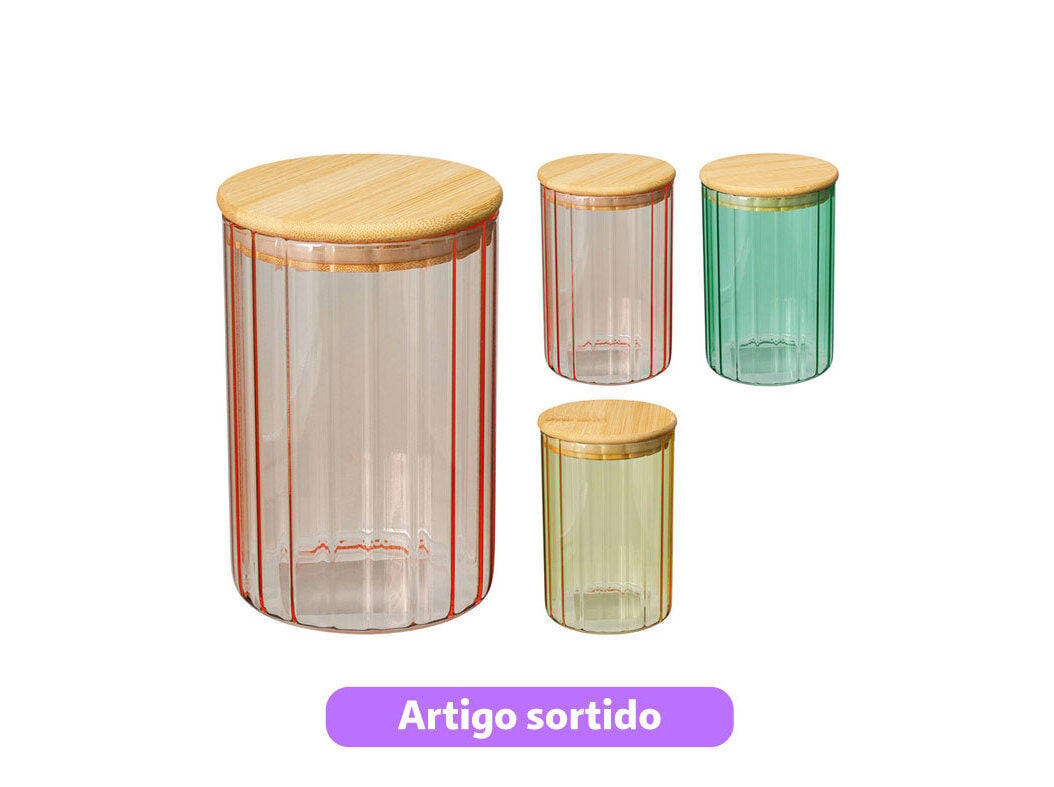 FRASCO VIDRO 1L CORES SORTIDAS image number 0