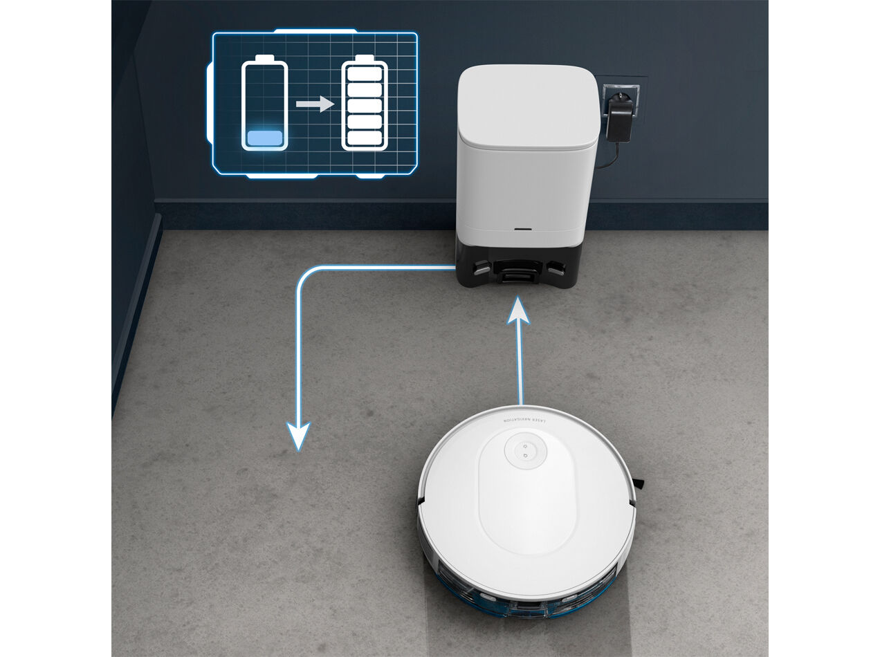 ASPIRADOR ROBOT ROWENTA RR8497WH XPLORER SERIE70 KIT COM BASE ESVASIAMENTO AUTOMATICO image number 6