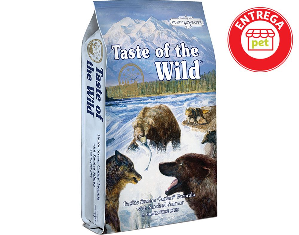 RA&Ccedil;&Atilde;O C&Atilde;O TASTE OF THE WILD PACIFIC SALM&Atilde;O 12.2KG image number 1