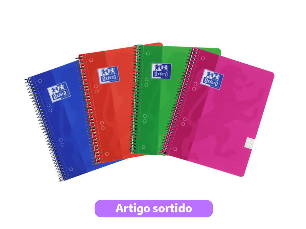 CADERNO A5 ESPIRAL OXFORD PAUTADO CAPA PP 50 FOLHAS image number 0