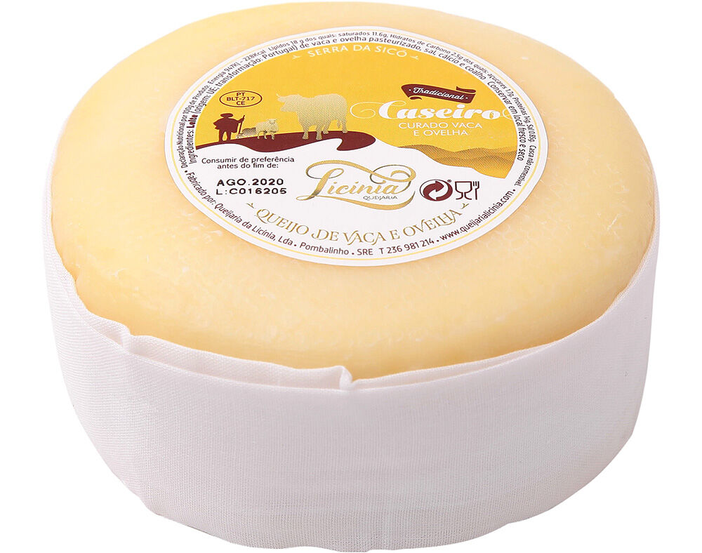 QUEIJO LICINIA AMANTEIGADO VACA OVELHA 400G