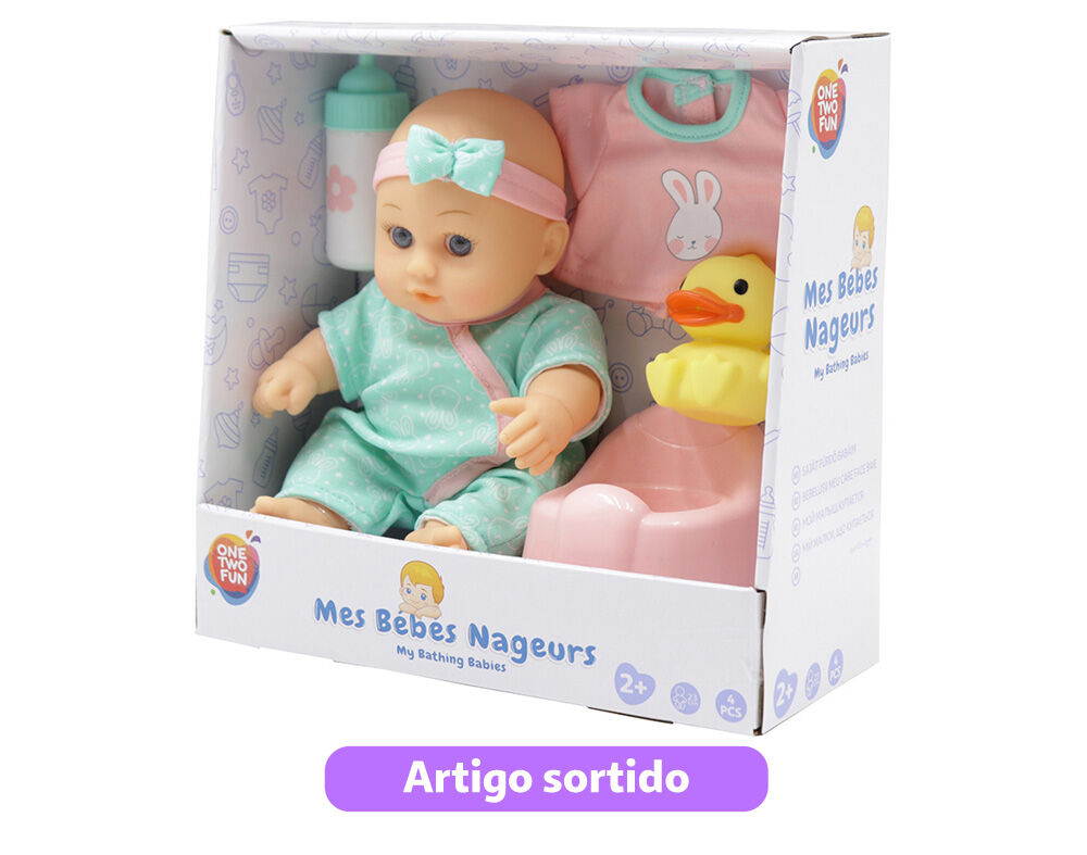 BONECO BEB&Eacute; ONE TWO FUN 23CM MODELOS SORTIDOS image number 7