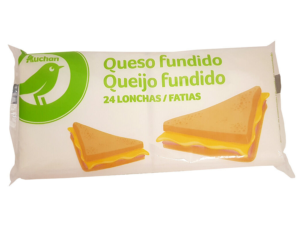 QUEIJO FUNDIDO AUCHAN ESSENCIAL FATIAS 450G