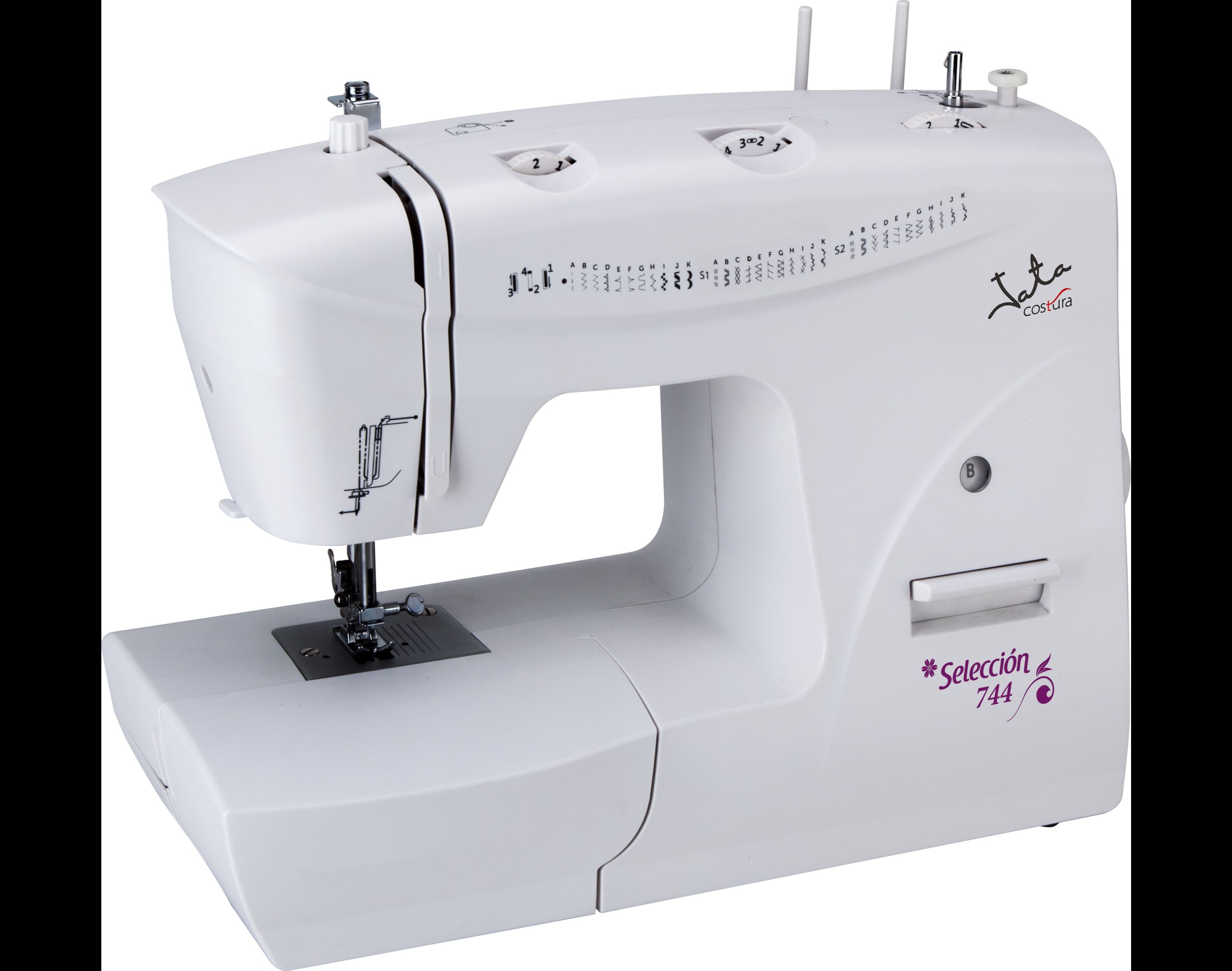 M&Aacute;QUINA DE COSTURA JATA MC744 SELE&Ccedil;&Atilde;O 33 PONTOS image number 0