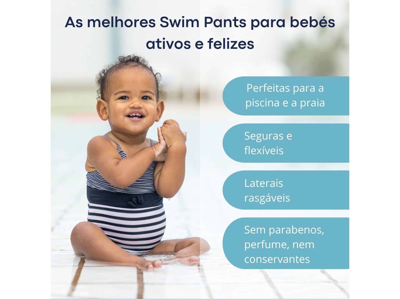 FRALDAS BAMBO NATURE SWIM M 12KG+ 12UN image number 3