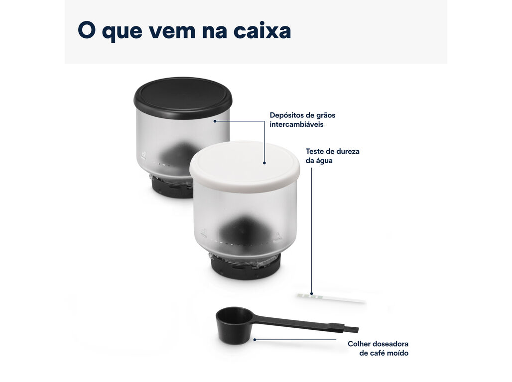 M&Aacute;QUINA DE CAF&Eacute; AUTOM&Aacute;TICA DELONGHI RIVELIA EXAM440.35.W BR RIVELIA image number 7