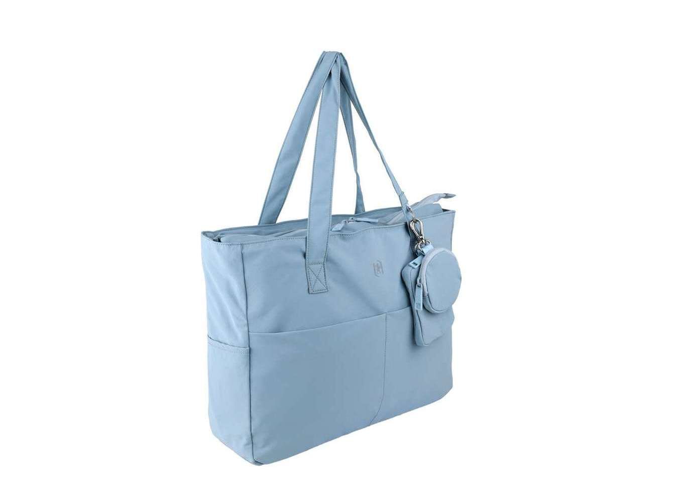 TOTE BAG ENDLESS OXFORD DUSTY BLUE 41X31X11CM image number 1