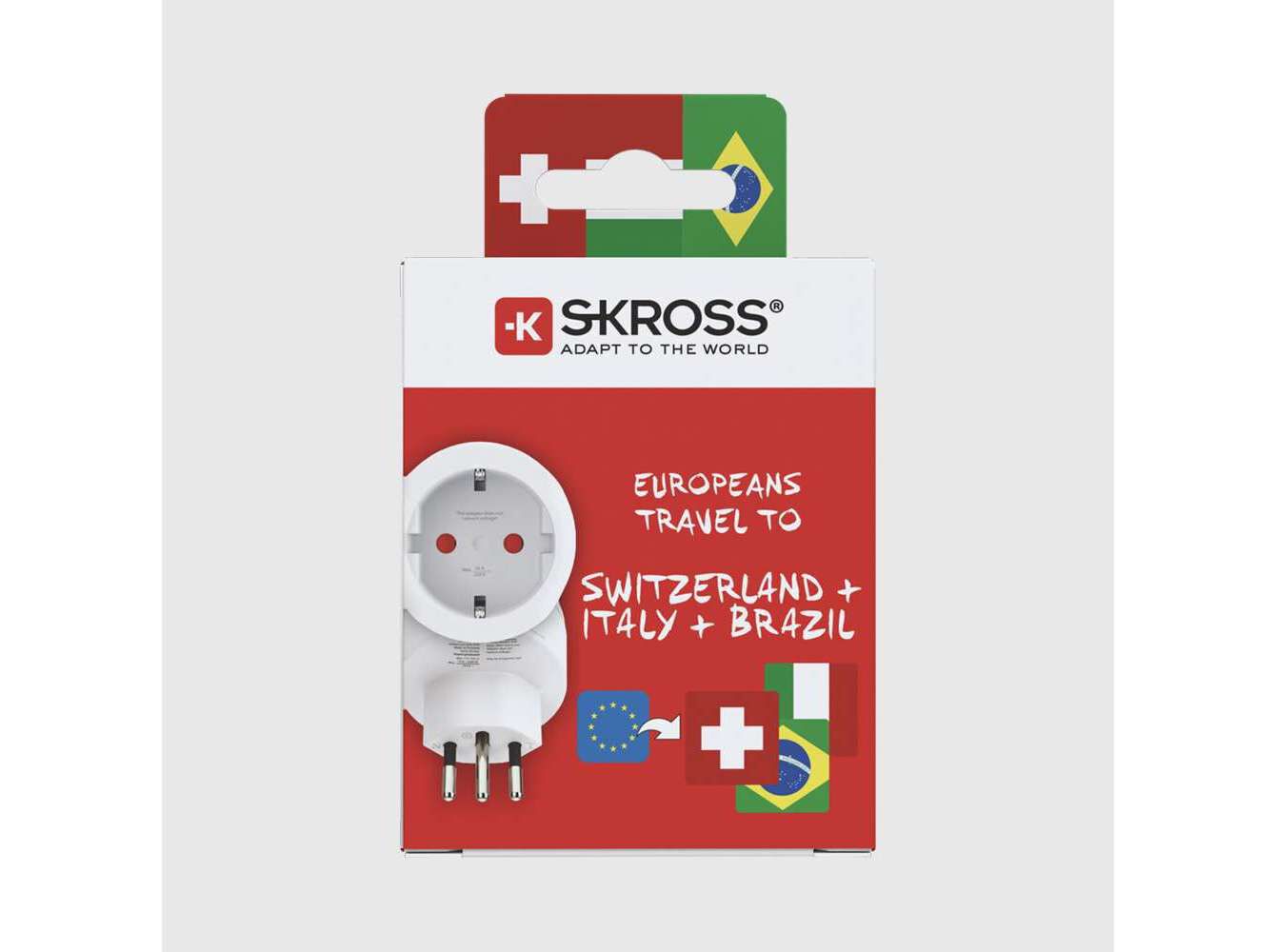 ADAPTADOR SKROSS 1.500272 EU TO IT/SUI&Ccedil;A/BRASIL image number 3