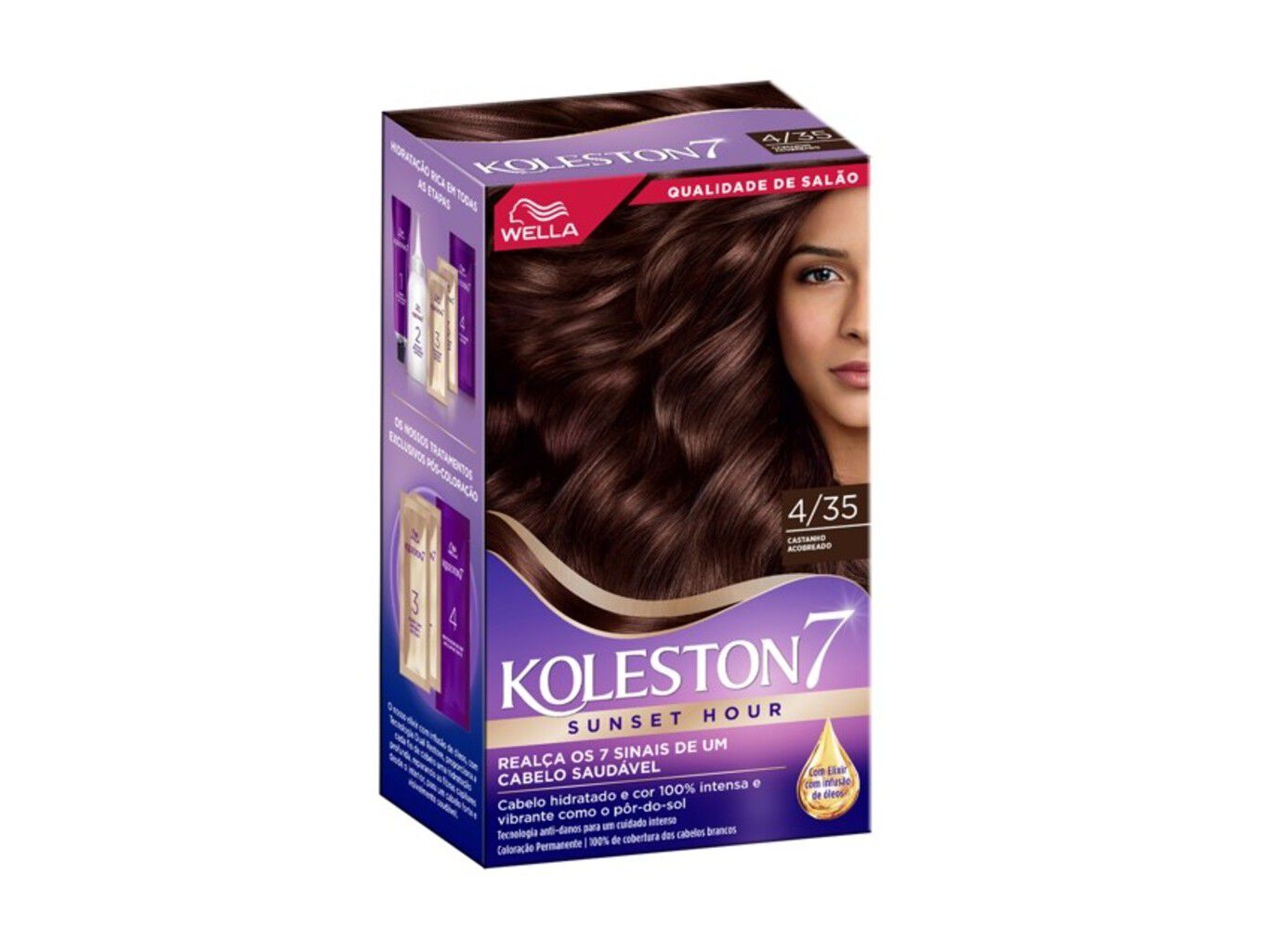 COLORA&Ccedil;&Atilde;O PERMANENTE KOLESTON CASTANHO ACOBREADO 4/35 image number 0