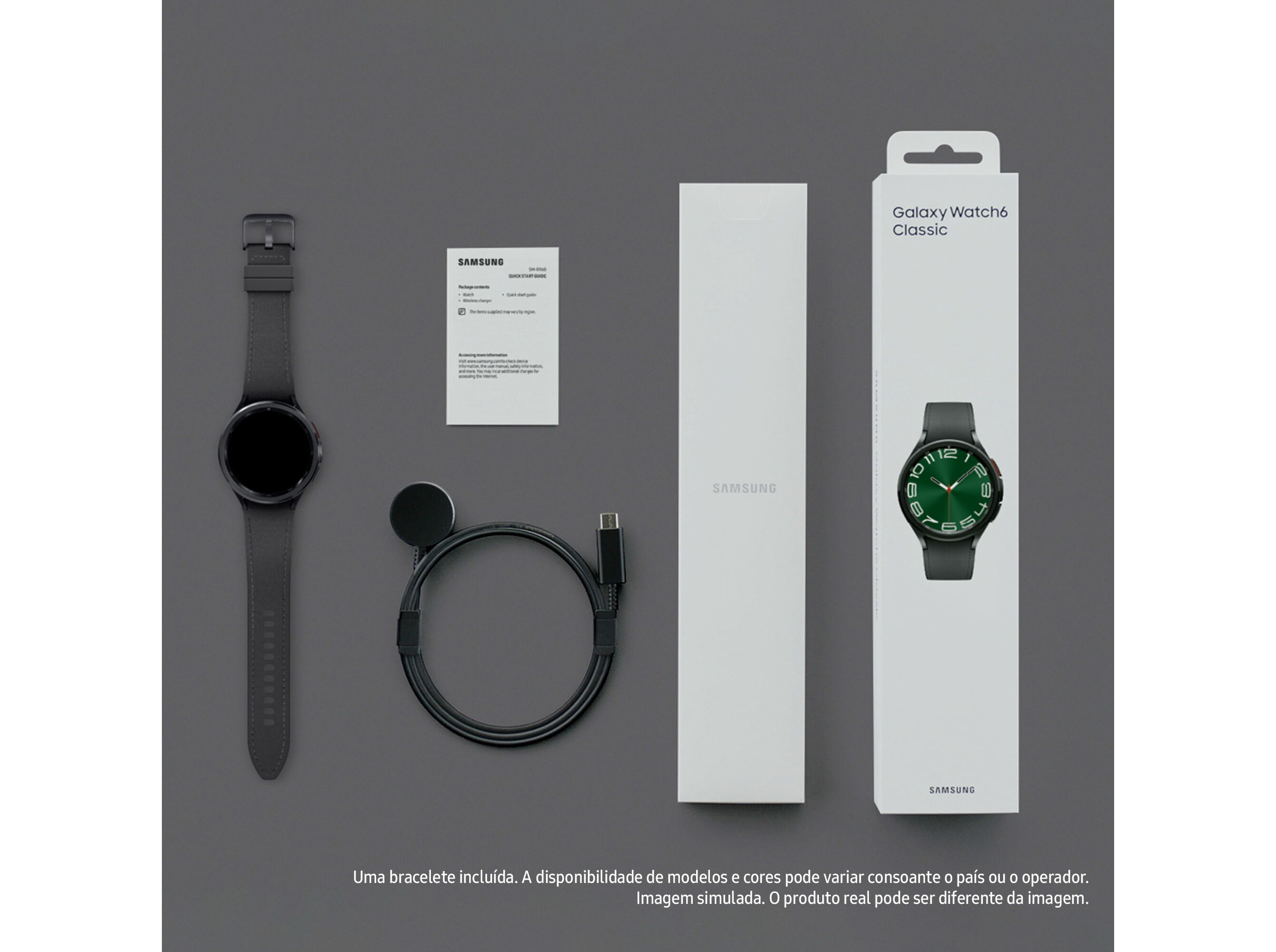 SMARTWATCH SAMSUNG WATCH6 CLASSIC 47MM BLUETOOTH PRETO image number 5