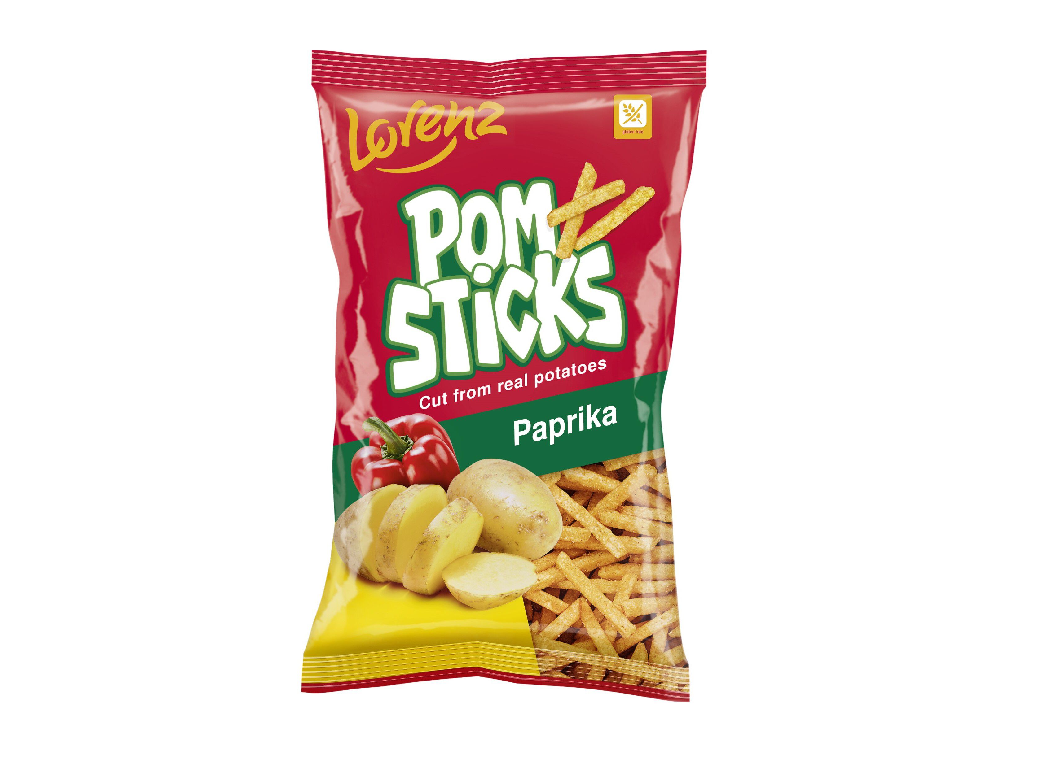 BATATAS FRITAS LORENZ POMSTICKS PAPRIKA 100G