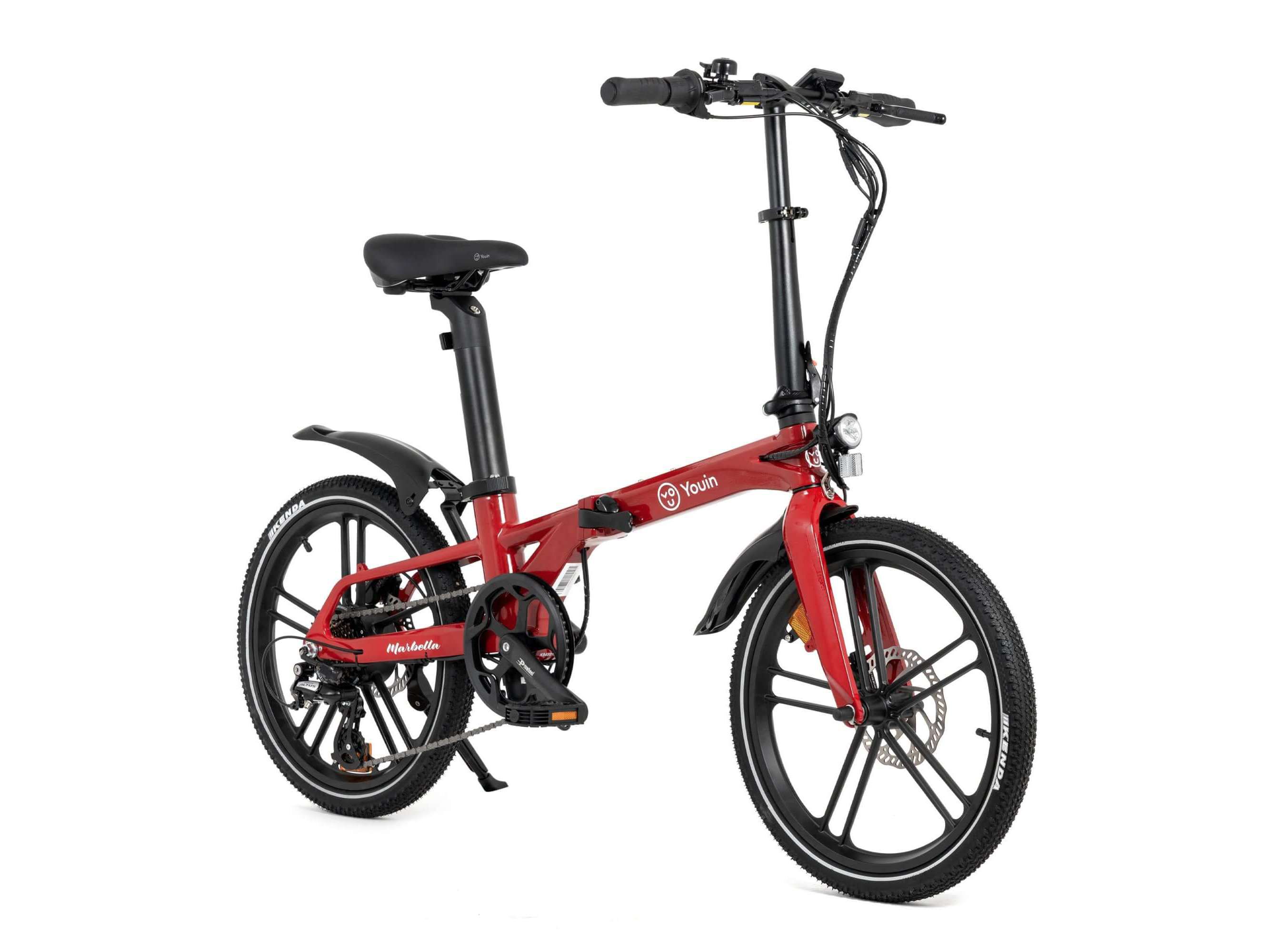 BICICLETA EL&Eacute;TRICA YOUIN MARBELLA BK1350R YOUIN RED