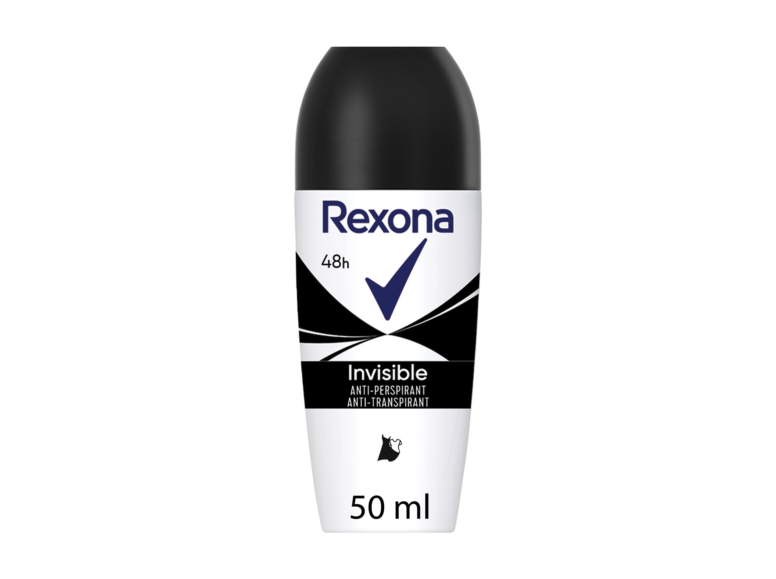 DESODORIZANTE REXONA ROLL ON INVISIBLE CLOTHES 50ML