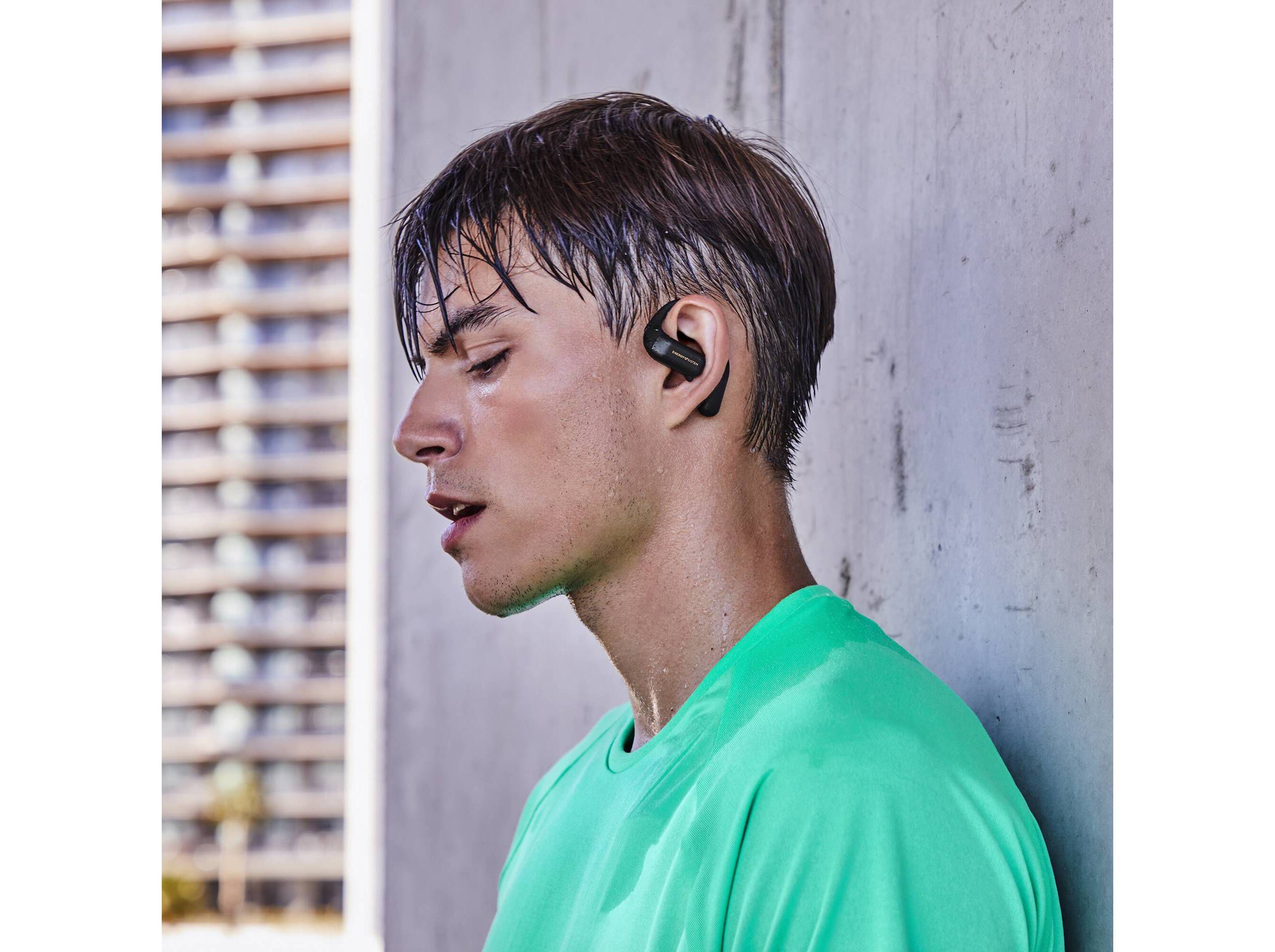 AURICULARES DESPORTIVOS ENERGY SISTEM OPENWAVE EARPHONES PRETO image number 5