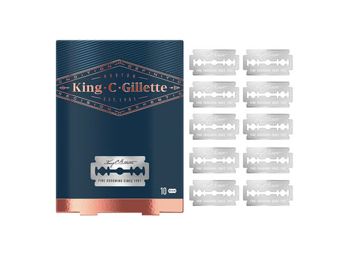 Recarga de Lâminas Duplo Gume King C. Gillette 10 un image number 0