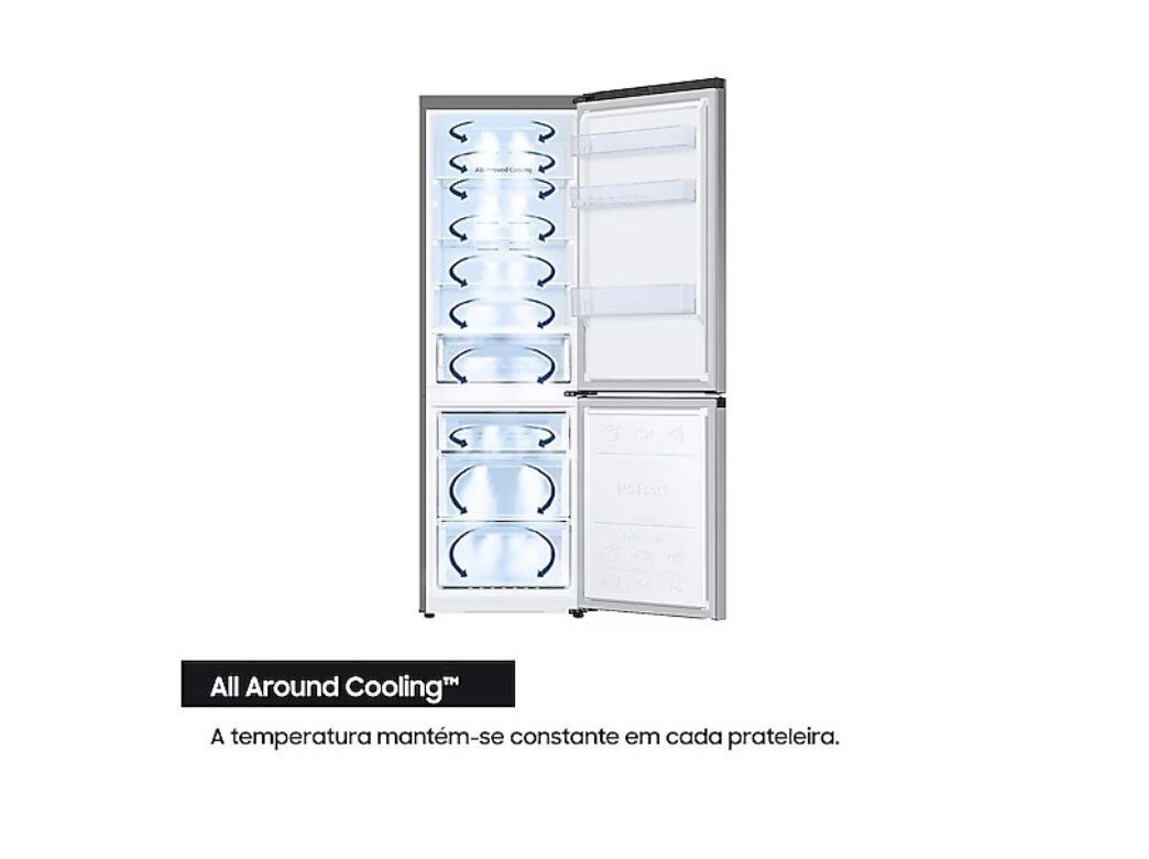 FRIGOR&Iacute;FICO 2 PORTAS SAMSUNG RT47CG6626S9 OPTIMAL FRESH+ 465L INOX image number 5