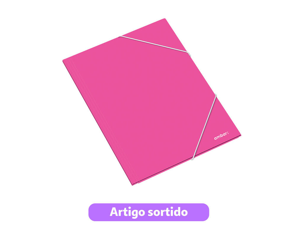 CAPA COM EL&Aacute;STICO AMBAR ALMA&Ccedil;O CARTOLINA CORES SORTIDAS image number 4