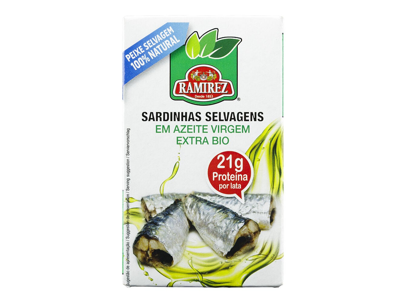 FILETES RAMIREZ DE ATUM EM AZEITE BIO 120G image number 0