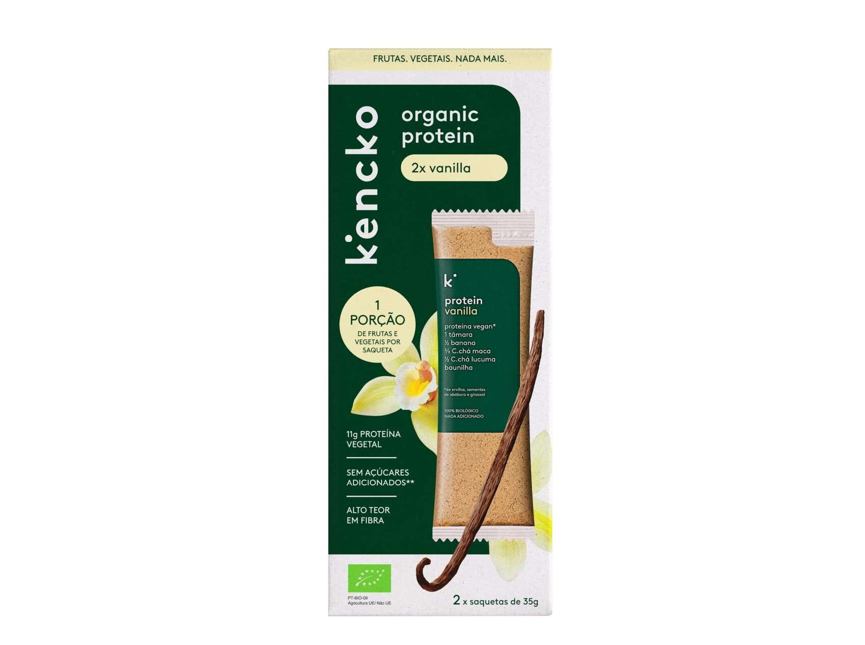 BATIDO KENCKO PROTEINA VEGAN BAUNILHA 2X35G