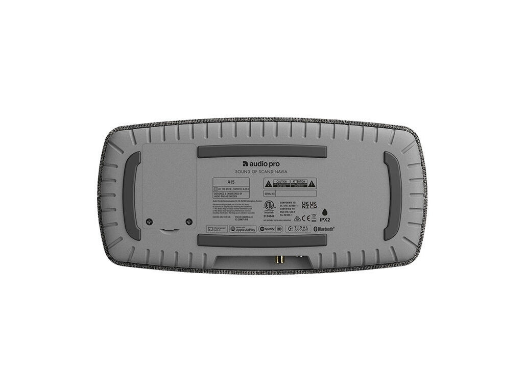 COLUNA WIFI/BT AUDIO PRO A15 CINZA ESCURO image number 4