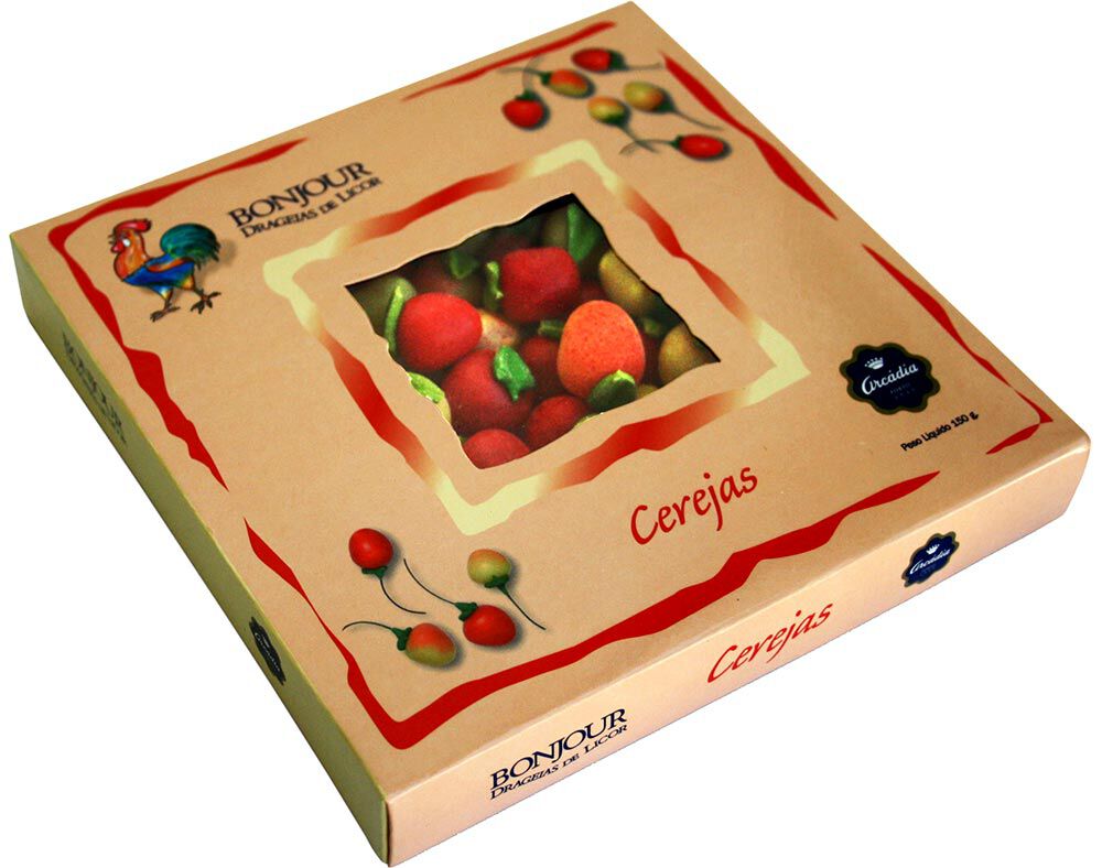DRAGEIAS BONJOUR LICOR CEREJAS 150G