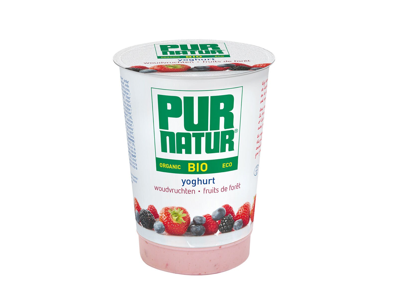 IOGURTE BIOLOGICO PUR NATUR FRUTOS DO BOSQUE 500 GR image number 0