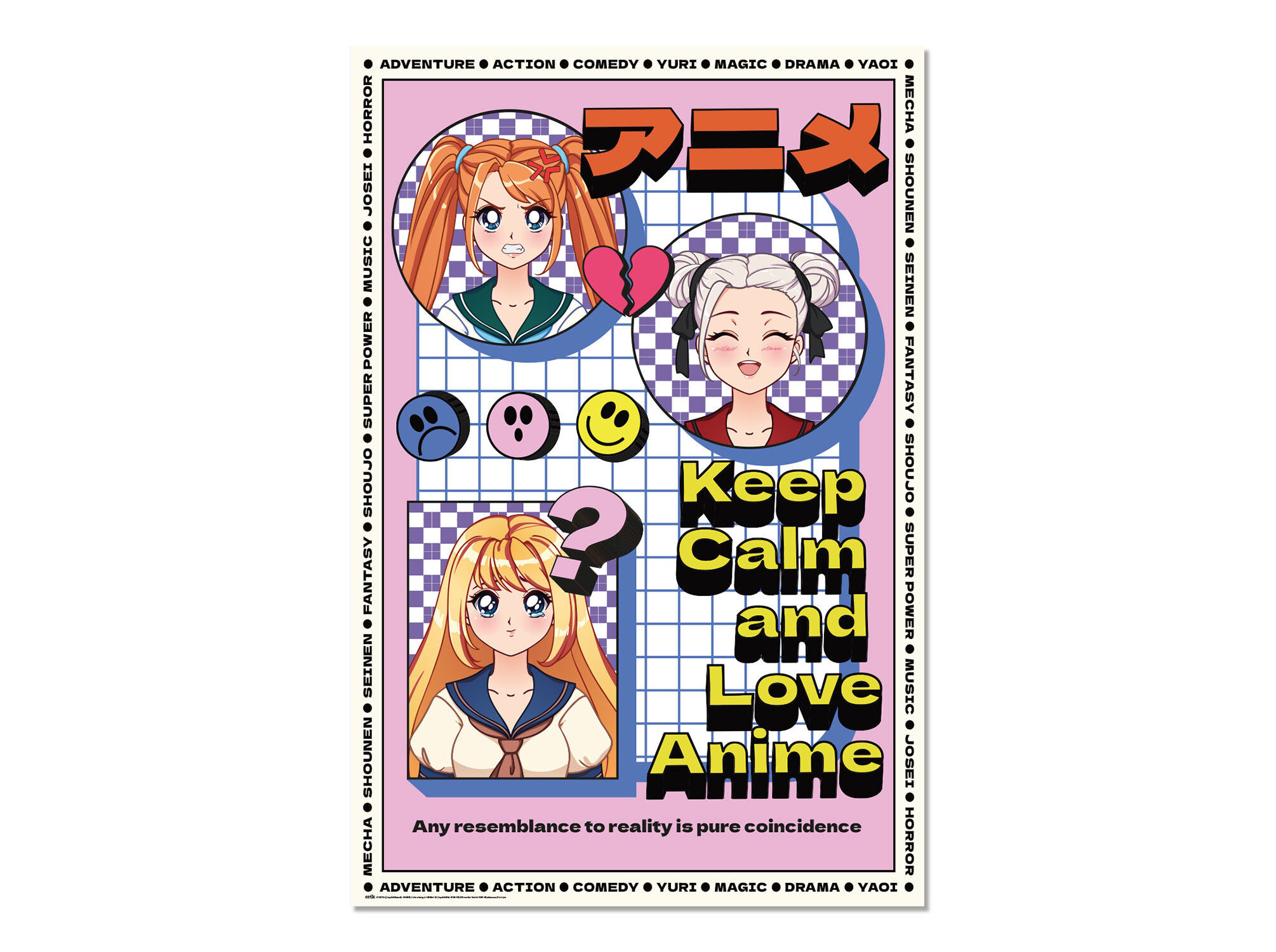 POSTER KEEP CALM AND LOVE ERIK image number 0