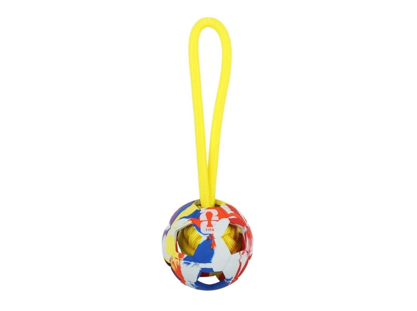 BRINQUEDO PARA C&Atilde;O C&Atilde;O AFP MUNDIAL BOLA COM CORDA 11CM image number 0