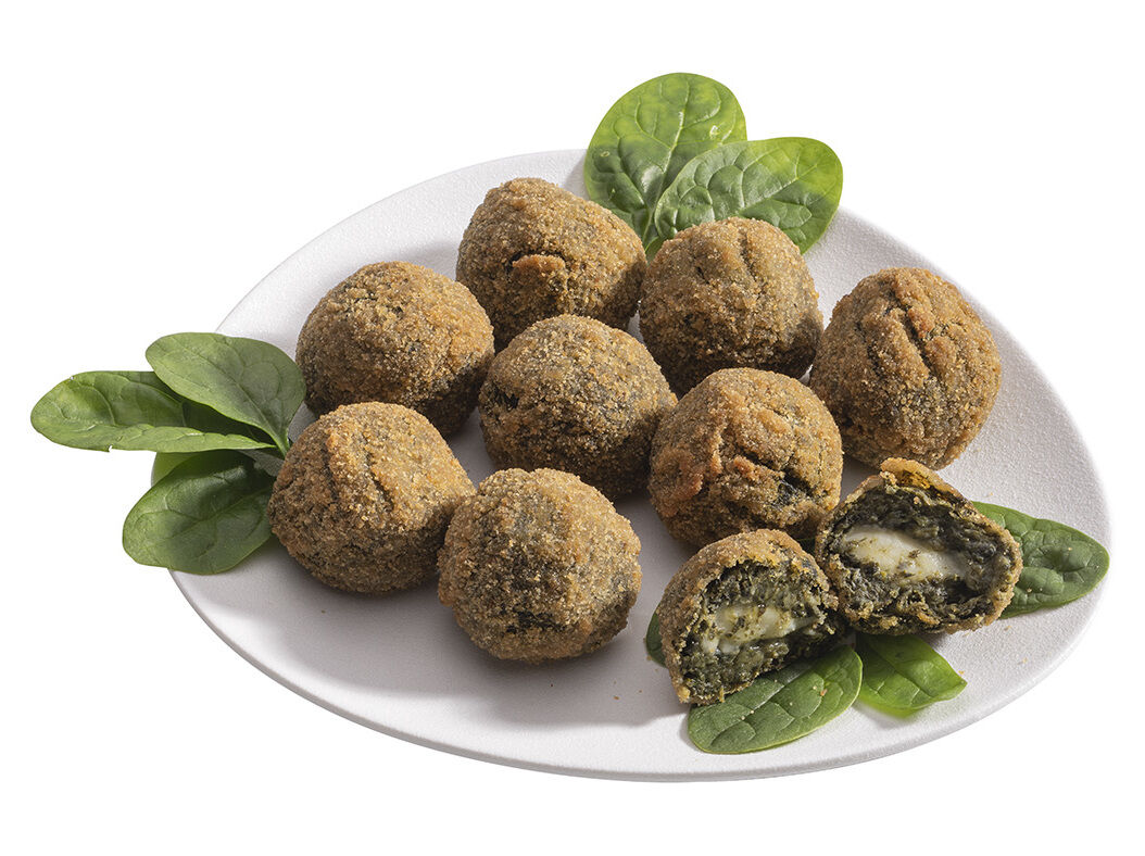 BOLA DE ESPINAFRES E QUEIJO