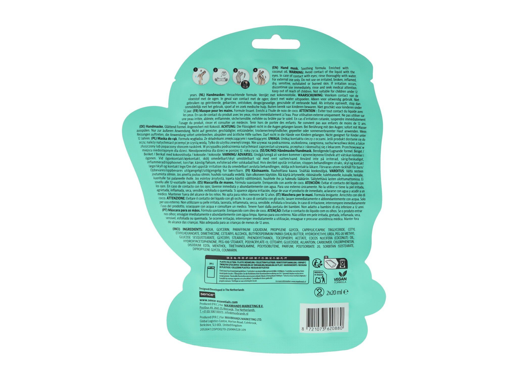 M&Aacute;SCARA M&Atilde;OS SENCE COLLECTION THE WINTER CLUB image number 1