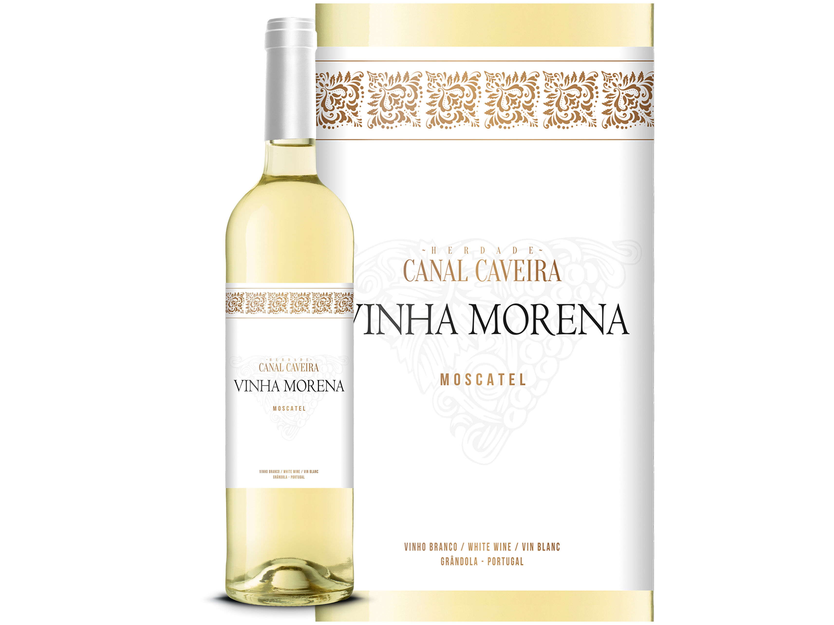 VINHO BRANCO VINHA MORENA MOSCATEL SET&Uacute;BAL 0.75L image number 0