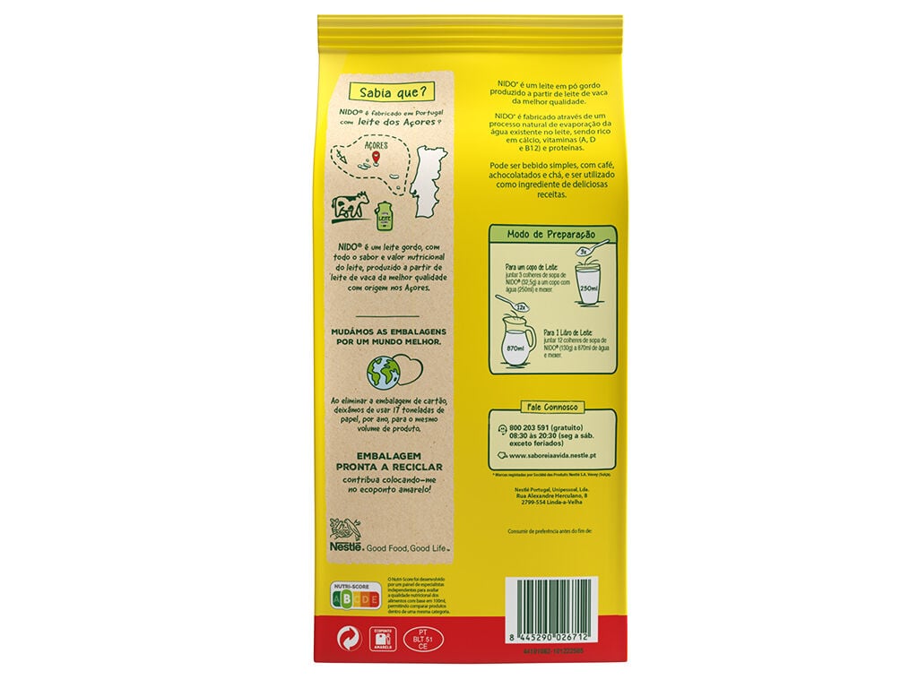LEITE EM P&Oacute; NESTL&Eacute; NIDO 680G image number 1