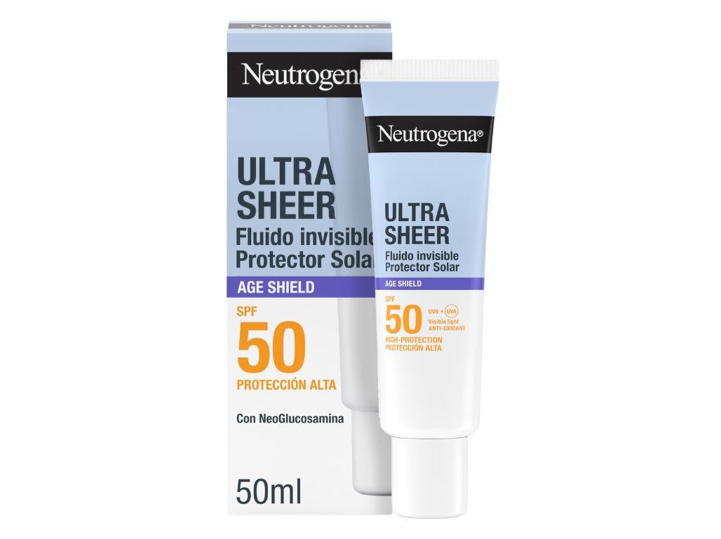 FLU&Iacute;DO NEUTROGENA ULTRASHEER AGESHIELD SPF50 50ML image number 0