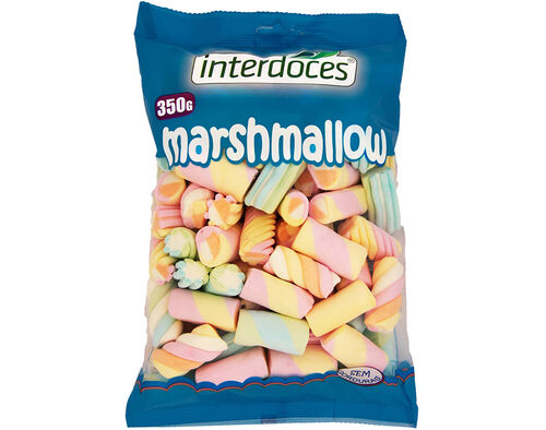 GOMAS INTERDOCES MARSHMALLOWS SORTIDO 350G image number 0