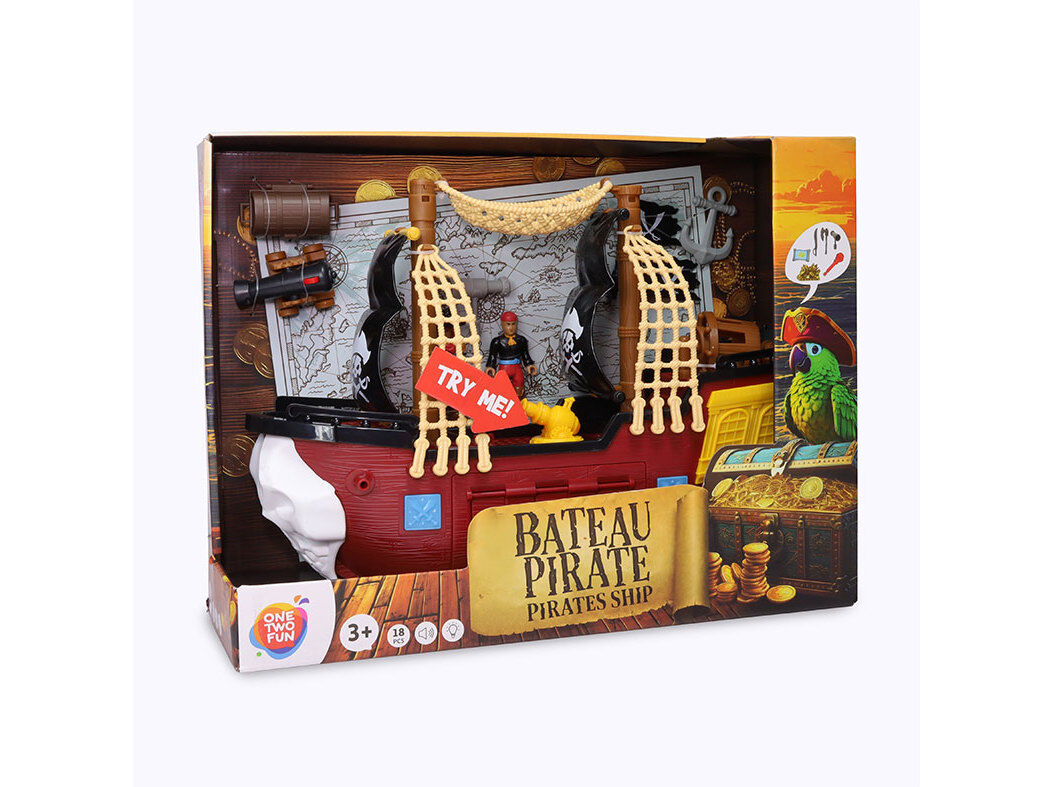 SET BARCO PIRATAS ONE TWO FUN 7 PE&Ccedil;AS