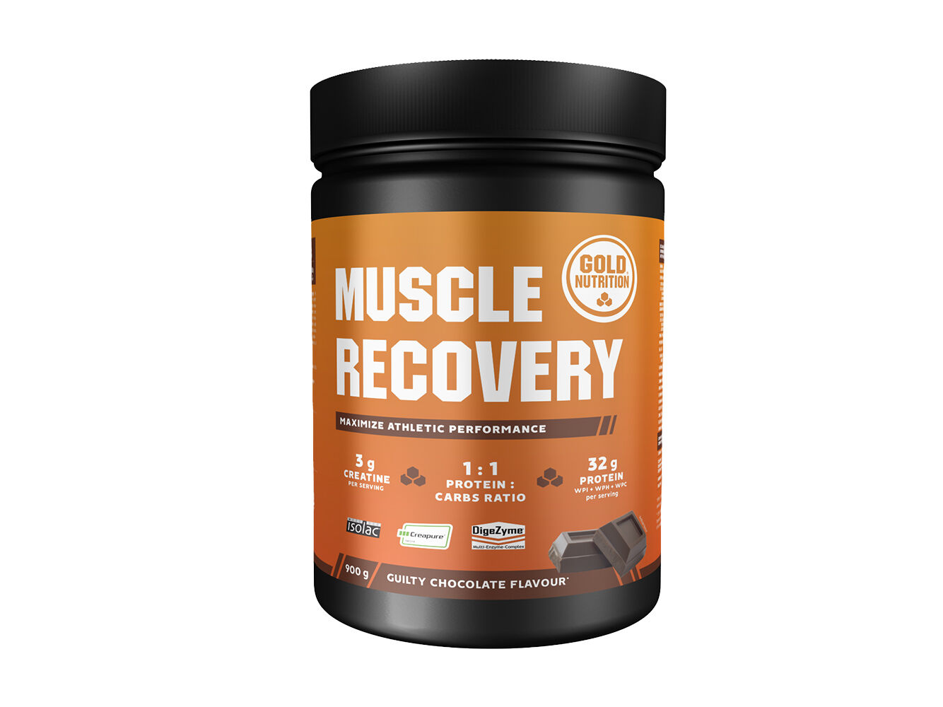 MUSCLE RECOVERY GOLDNUTRITION CHOCOLATE 900 G