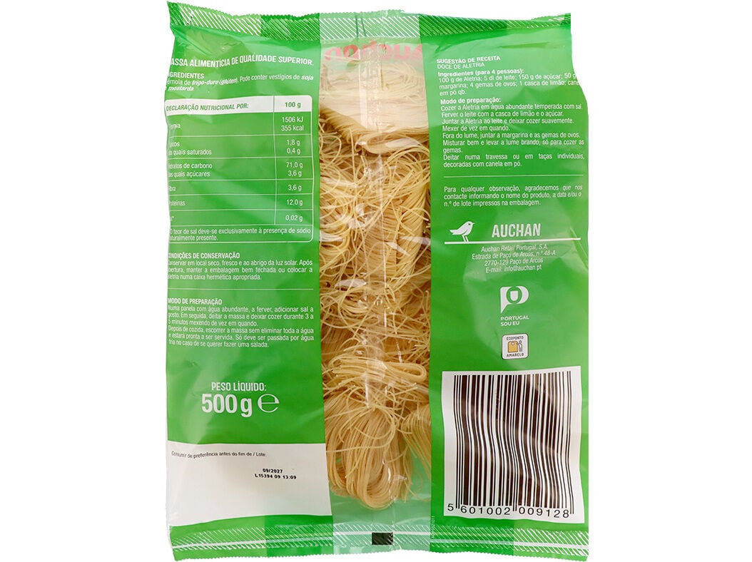 ALETRIA AUCHAN 500G image number 1