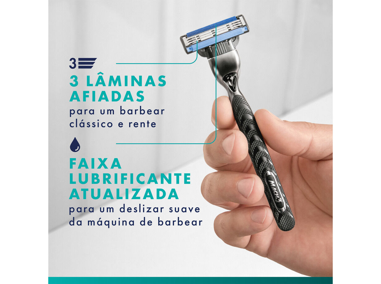 M&Aacute;QUINA DE BARBEAR GILLETTE MACH3 CABO+1 RECARGA image number 5