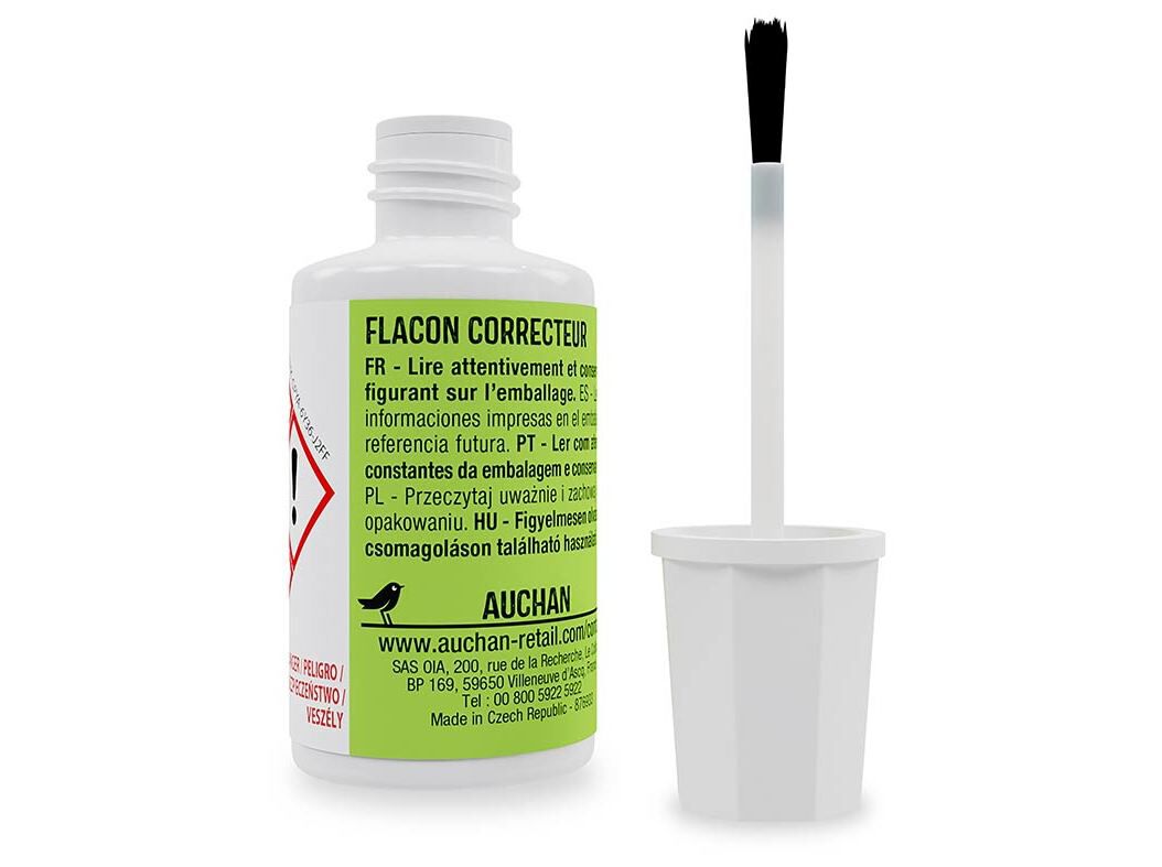 CORRECTOR L&Iacute;QUIDO AUCHAN 20ML image number 1