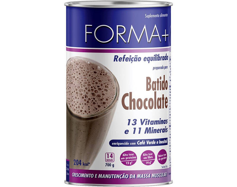 BATIDO FORMA + CHOCOLATE COM CLA 700G image number 0
