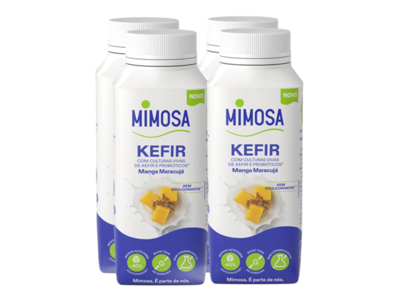 KEFIR MIMOSA MANGA MARACUJ&Atilde; 4X200 ML image number 0