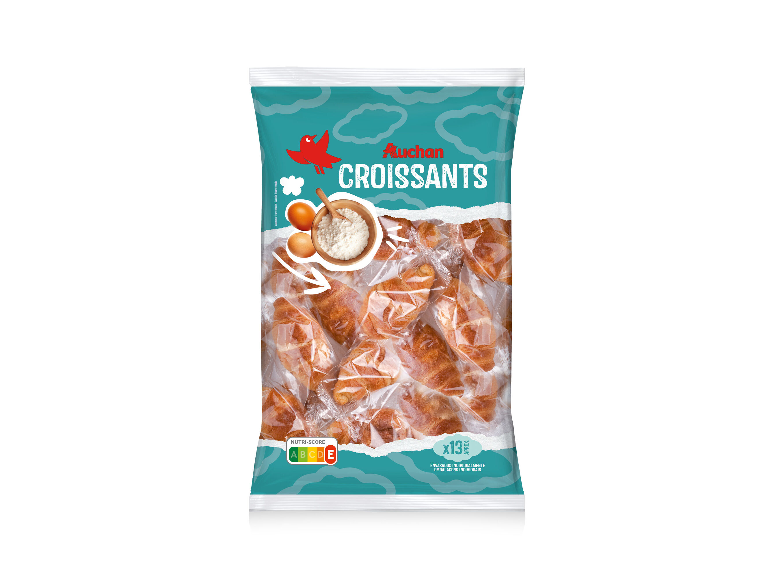 CROISSANTS AUCHAN 400G 13UN