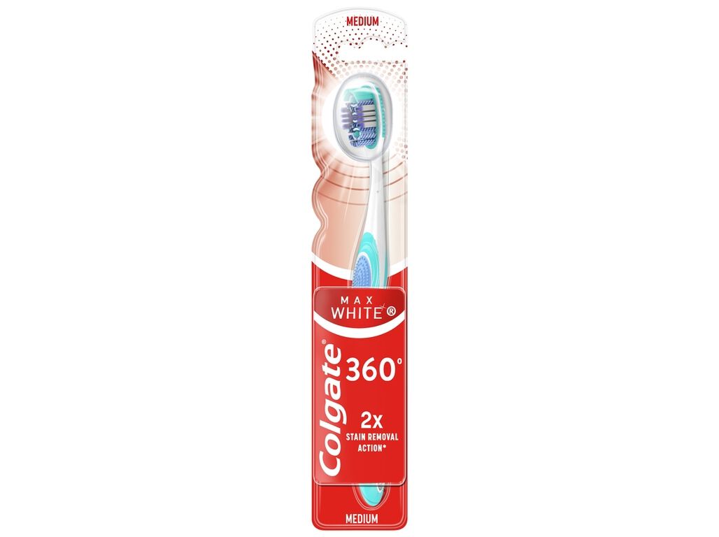 ESCOVA DE DENTES 360 MAX WHITE EXPERT COLGATE 1UN image number 0
